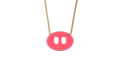 Oh, pigface! necklace