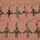 Swarovski Birthstone Angel Earrings - Thumbnail 1