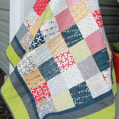 Reunion baby/toddler quilt