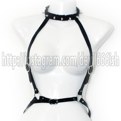 Girly black harness - Thumbnail 5