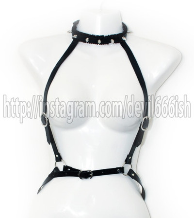 Girly black Harness