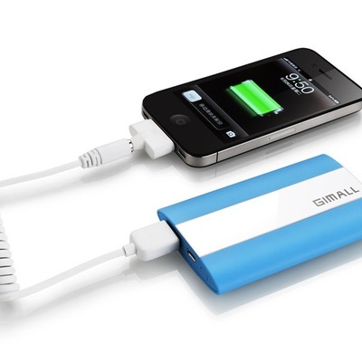 Shell curve mobile power bank for iphone/ipad/mobile phones 2900mah