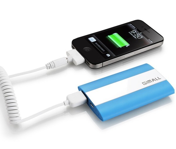 Shell Curve Mobile Power Bank for iphone/ipad/mobile phones 2900mAh