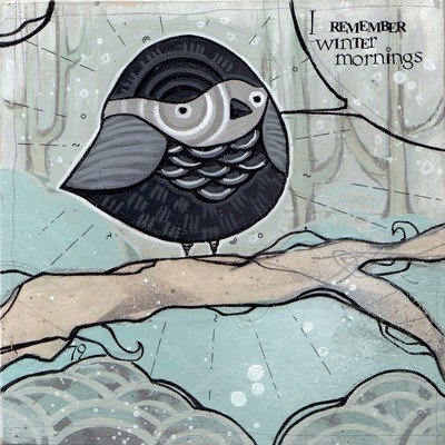 When i think of winter mornings-art print-acrylic-illustration-fine art-archival-10x10