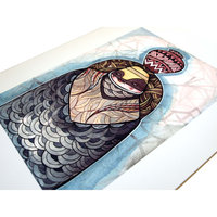 Pueblo Warrior- Art Print- Archival- 11.7"x16.5" - Thumbnail 1