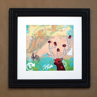 Say Yeah Elk- Art Print- Illustration-Archival-10x10 - Thumbnail 2