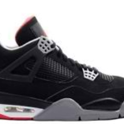 Jordan retro 4 black and red breds