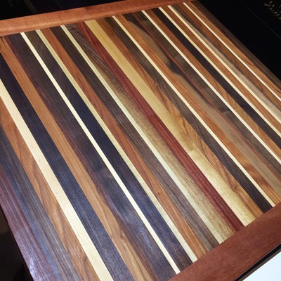 Pull out wood cutting board