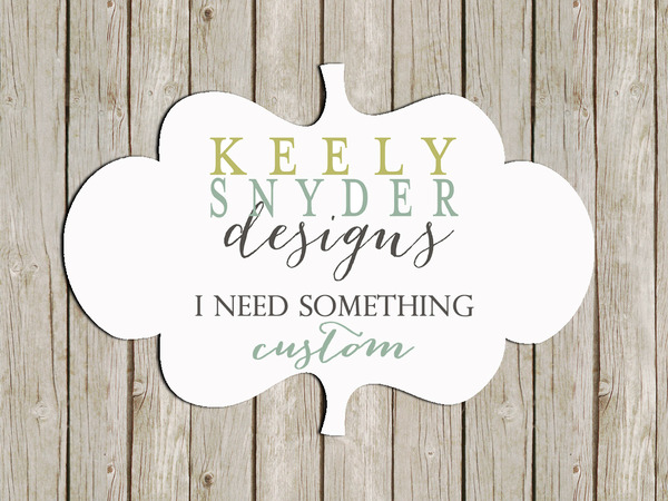 create something {just} for me