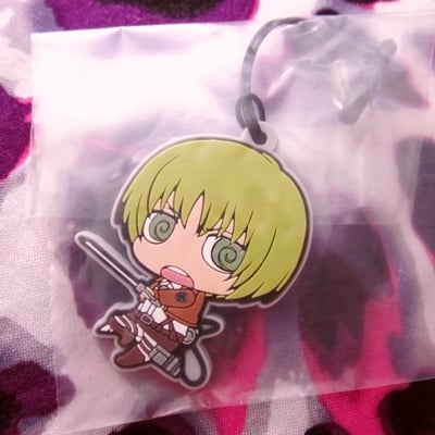 Shingeki no Kyojin / Attack on Titan - Rubber Earphone Jack Strap - Armin / Eren / Mikasa