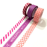 Washi tape set: Wrapped with Love - Thumbnail 1