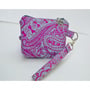Small Zippered Wristlet/Clutch Accented with Ruffles and Scripture - Thumbnail 2