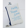 Zippered Pouch/Coin Purse Accented with Scripture/Pleat Design - Thumbnail 1