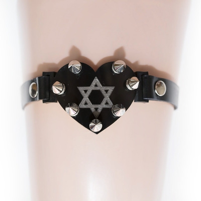 Darkened heart Garter
