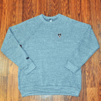 Hyena Head Crew - Athletic Grey