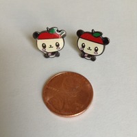 Pandapple Earrings - Thumbnail 1