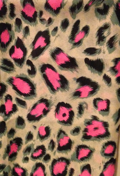 Neon Leopard Scarf