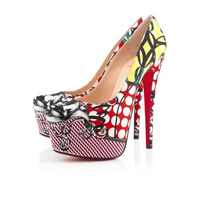 CHRISTIAN LOUBOUTIN DAFFODILE COTTON MULTICOLOR - Thumbnail 4