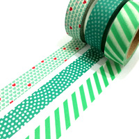 Washi tape set: Mint - Thumbnail 1