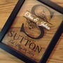 Personalized Last Name Floating Frame 8X10-1