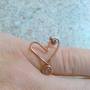 copper heart ring-1