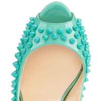 CHRISTIAN LOUBOUTIN LADY PEEP SLING SPIKES AQUAMARINE - Thumbnail 3