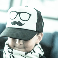 The Alphabet Infinity Scarf Black & White Trendy Kids Toddler New  - Thumbnail 1