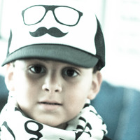 The Alphabet Infinity Scarf Black & White Trendy Kids Toddler New  - Thumbnail 2