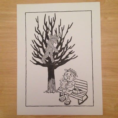 Crunchy boss original drawing