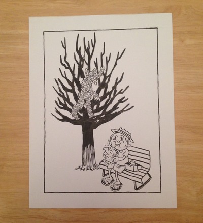 Crunchy Boss Original Drawing