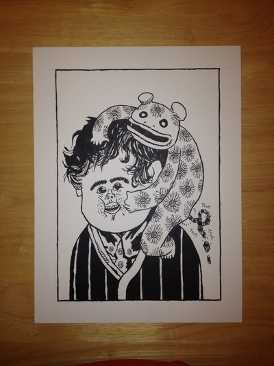 Perverts Together Original Drawing