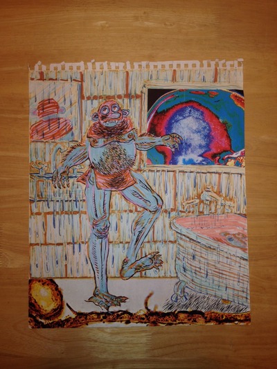 Wash the Orcstain Original Art