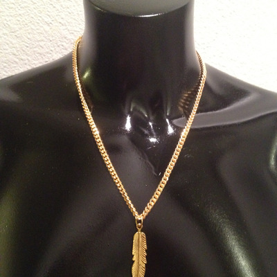 Feather necklace