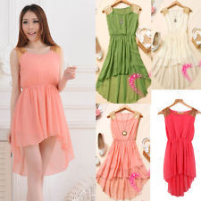Paillette slim waist chiffon dress