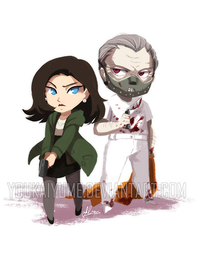 Chibi Hannibal & Clarice