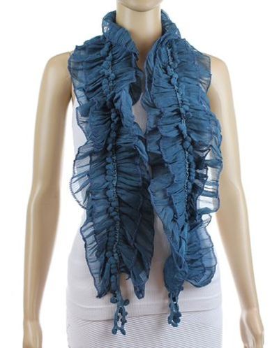 Womens Lace Soft Silk Chiffon Scarf