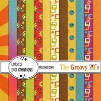 The Groovy 70's (Digital Scrapbooking Kit) - Thumbnail 1
