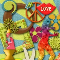 The Groovy 70's (Digital Scrapbooking Kit) - Thumbnail 2