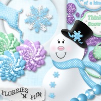 Snowflakes (Digital Scrapbooking Kit) - Thumbnail 2