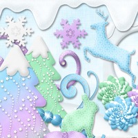 Snowflakes (Digital Scrapbooking Kit) - Thumbnail 3