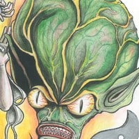 1950's Monster Buttons - Thumbnail 1