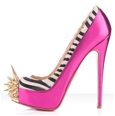 CHRISTIAN LOUBOUTIN ASTEROID 160MM SPIKE-TOE PUMPS PINK