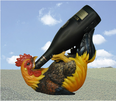 Rooster Wine Bottle Holder