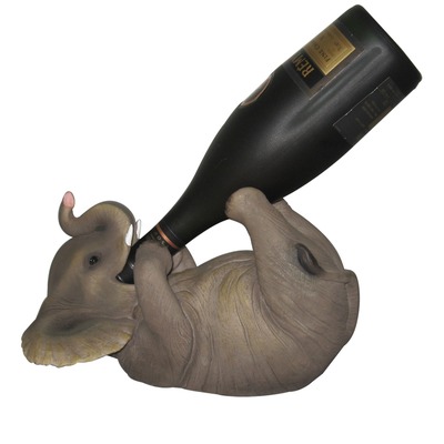 Elephant wine bottle holder