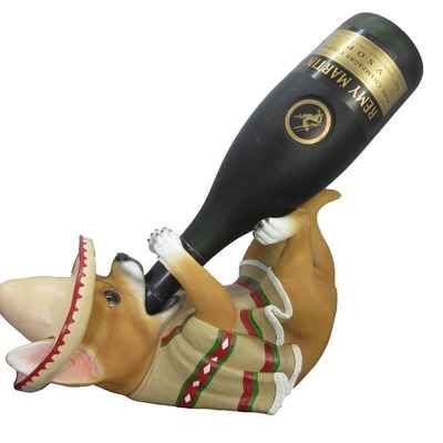 Chihuahua wine bottle holder