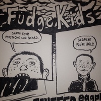 Stuffed Eggplant on a Dirty Backporch Original Art - Thumbnail 1