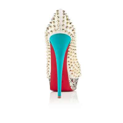 CHRISTIAN LOUBOUTIN LADY PEEP SPIKES 150MM CRAIE