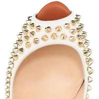 CHRISTIAN LOUBOUTIN LADY PEEP SPIKES 150MM CRAIE - Thumbnail 2