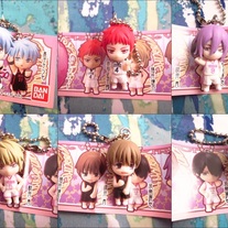 Kuroko no Basuke - 5Q Keychain - Kuroko Tetsuya / Akashi Seijuuro / Murasakibara Atsushi / Fukui Kensuke / Sakurai Ryou / Himuro Tatsuya