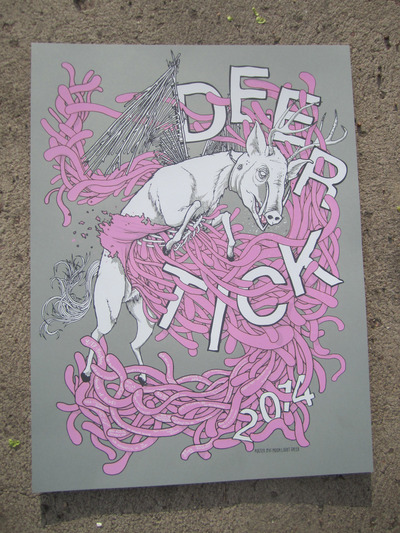 Deer Tick Spring 2014 Tour Poster